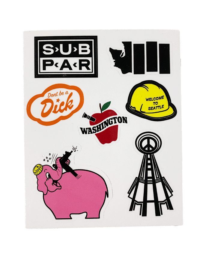 Best Skate Co. - Twisted Local Vibes - Sticker Sheet